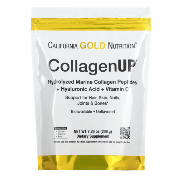 California Gold Nutrition, CollagenUP, Peptides de collagène marin hydrolysé